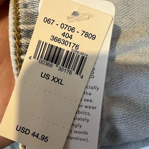 NWT Aerie Women's Embroidered Boho Denim Cutoff Shorts Blue Size XXL - Picture 4 of 7